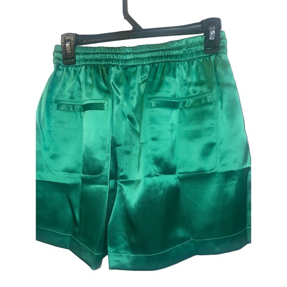 NWT Sammy B Nicole Silky Satin Short M Green Msrp $218 - Picture 4 of 5